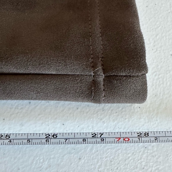 Women’s XL Andrew Marc‎ Dark Brown Faux Suede Leggings Ponte Pants - Picture 7 of 9